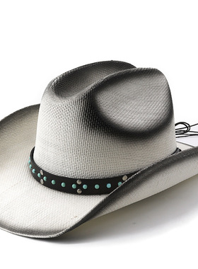 时尚宽檐帽Jazz Hats CowboyWide Brim Men Hat Panama Women