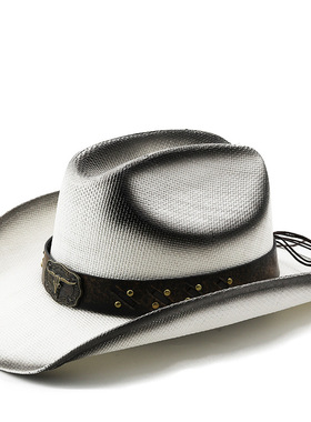 防晒时尚草帽wide brim men hat panama cowboy hats women