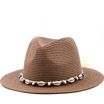时尚草帽Jazz Cowboy Hats Wide Brim Men Hat Panama Women