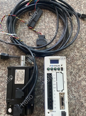 议价750W台湾赐福FOXNUM伺服DXFE系列套装，功能完好无