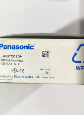 议价全新松下GT11触摸屏AIGT2030H，功能包好，全新带包