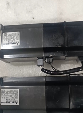 议价日本二手三菱伺服:HC一KFS43BG1，刹车电机400W包