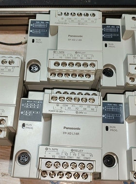议价正品松下PLC:FP-X0L14R-F/8个80元1个，拆机