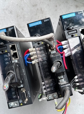 议价汇川400W伺服驱动器SV610PS2R8I二手拆机实物拍摄