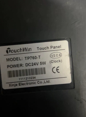 议价TouchWin信捷触摸屏TP760-T，型号V2.6，DC