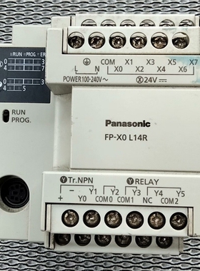 议价松下PLC，AFPX0L 14R-F，220V，拆机拆下来