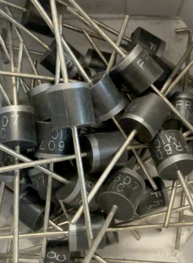 议价FR607 直插快恢复二极管FR607/FR608 R-6纯