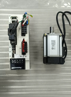 议价便宜处理松下A6伺服驱动器MBDLT25SF+电机MSMF0