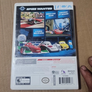 议价正版美版任天堂Wii游戏光盘汽车总动员CARS2迪士尼赛车闪
