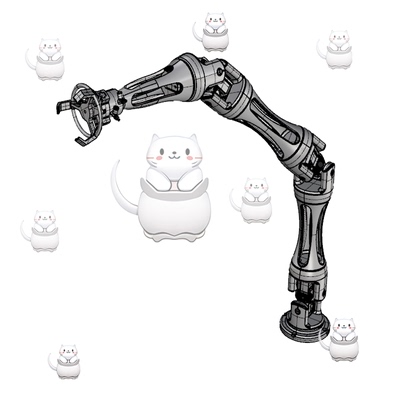 机械手机械手臂机器人犀牛建模代做rhino/C4D/3Dmax/maya模型