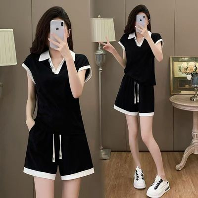 2025夏季时尚休闲运动服两件套女