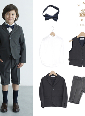 【限时6折】日本EEH East end highlanders男童西装马甲裤子背心