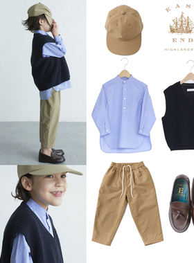 【限时6折】日本EEHEast end highlanders 童装衬衫马甲裤子皮鞋