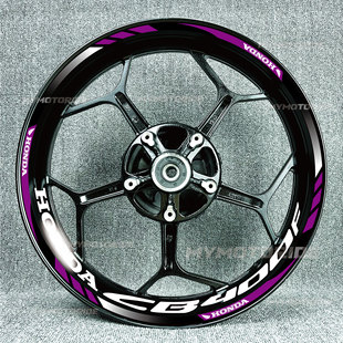 适用本田CB400X CB400F轮毂贴轮胎贴反光字母贴减震贴纸车贴改装