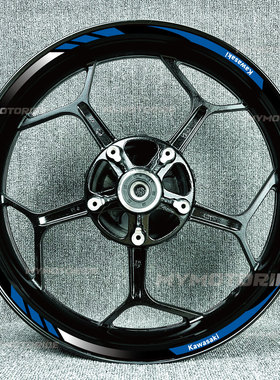 适用于川崎z900Z650RS/Z650/Z900反光摩托车轮毂贴花个性车轮贴花