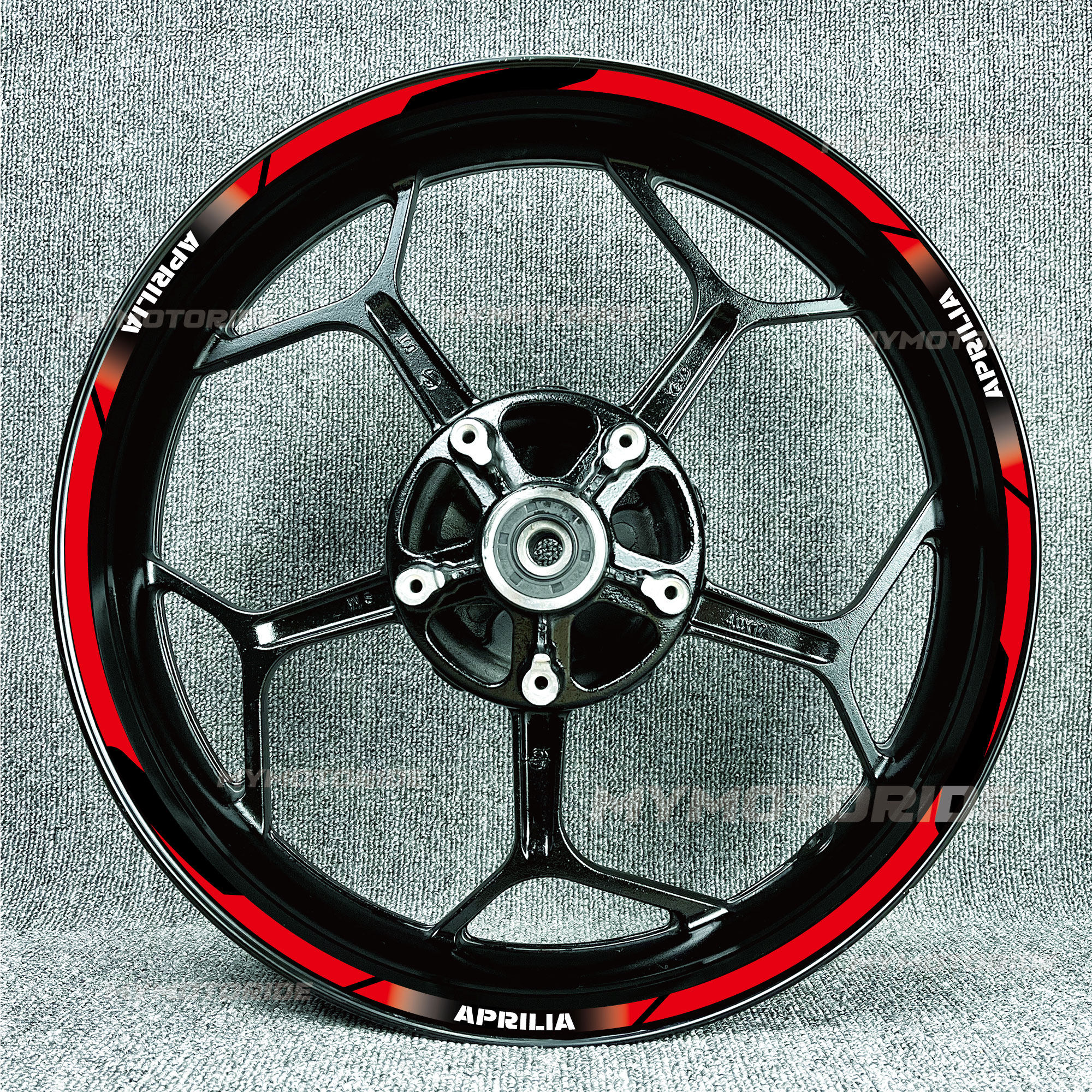 适用阿普利亚Shiver900RSV4XRS660RS457RS125/反光轮毂贴花内圈贴