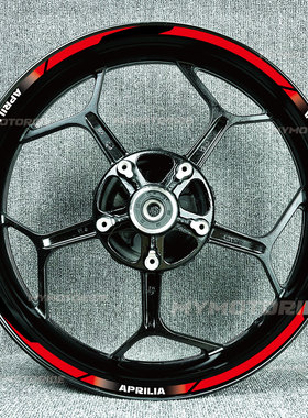 适用阿普利亚Shiver900RSV4XRS660RS457RS125/反光轮毂贴花内圈贴