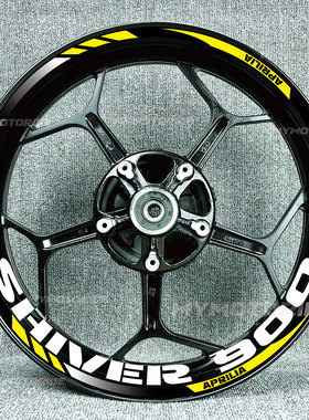 适用阿普利亚Shiver900RSV4XRS660RS457RS125/反光轮毂贴花内圈贴