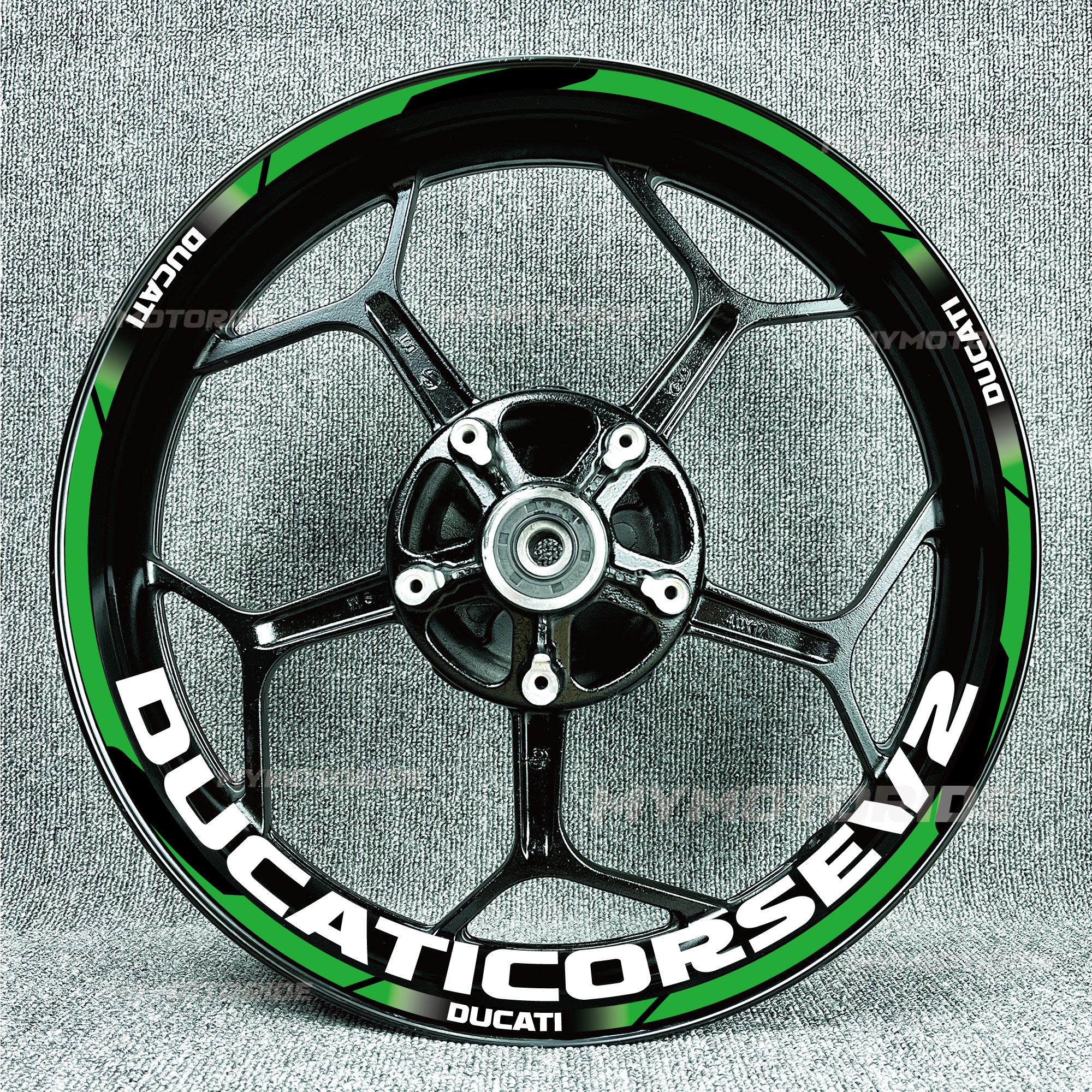 适用杜卡迪轮毂贴怪兽V21299 797 821 939 V2V4 轮圈车圈钢圈贴花