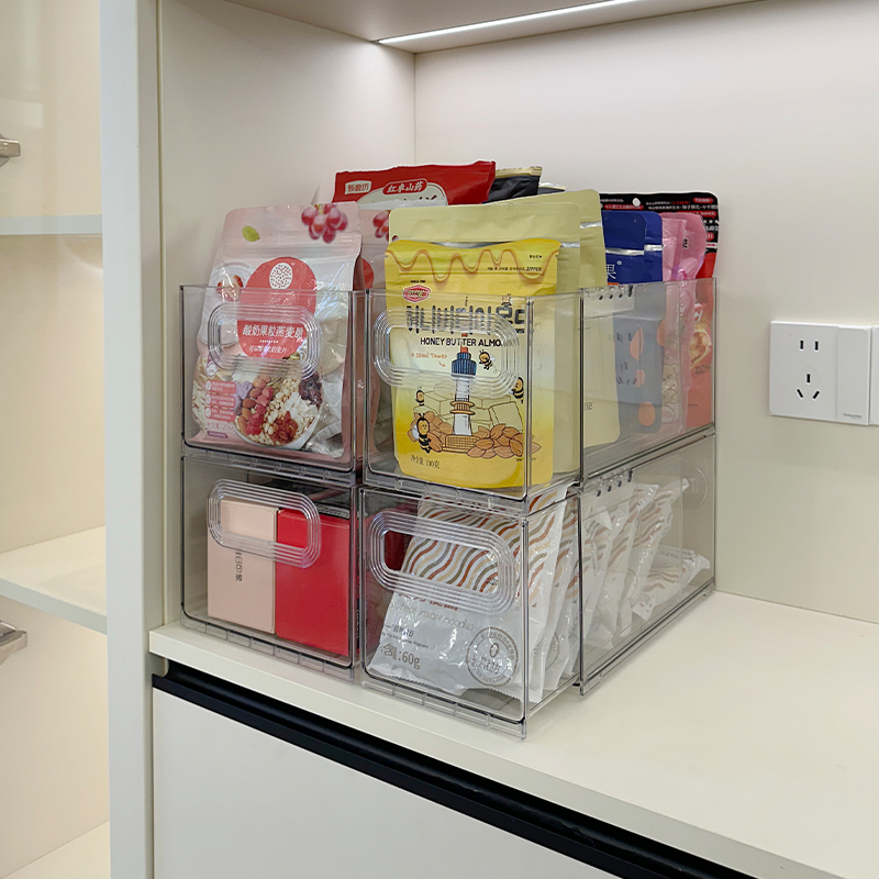 橱柜收纳盒可伸缩抽屉