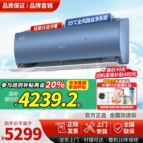 格力星海挂机空调新一级能效