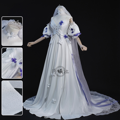 【已出样】漫妖社 少女前线HK416婚纱透明的蓝可露凯cosplay服装