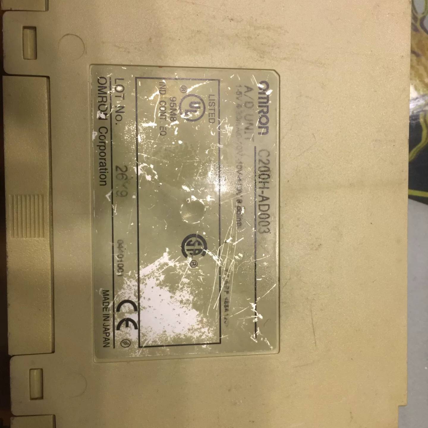 可维修欧姆龙CPU模块C200H一AD003，工厂，新旧看议价