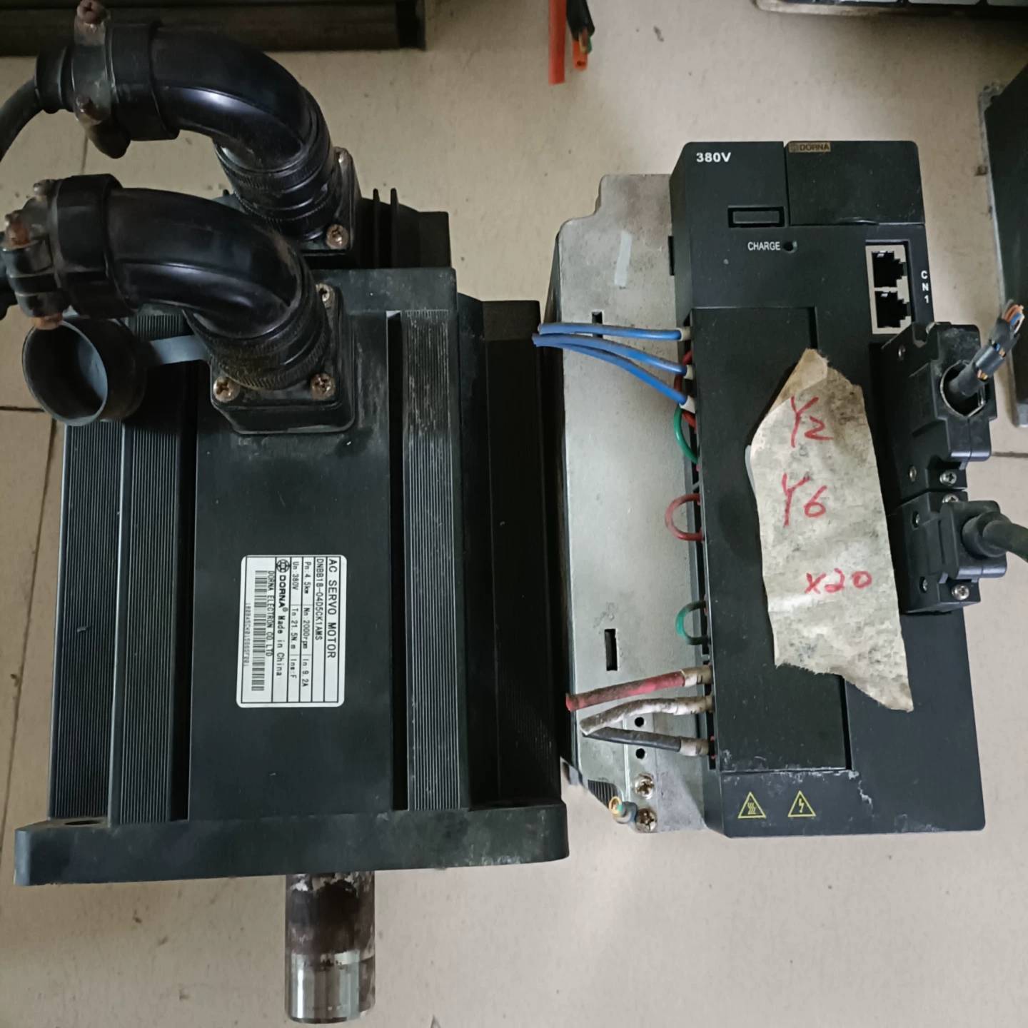 可维修一套380V4.5KW磁浮电机和驱动器,还有两个EP议价