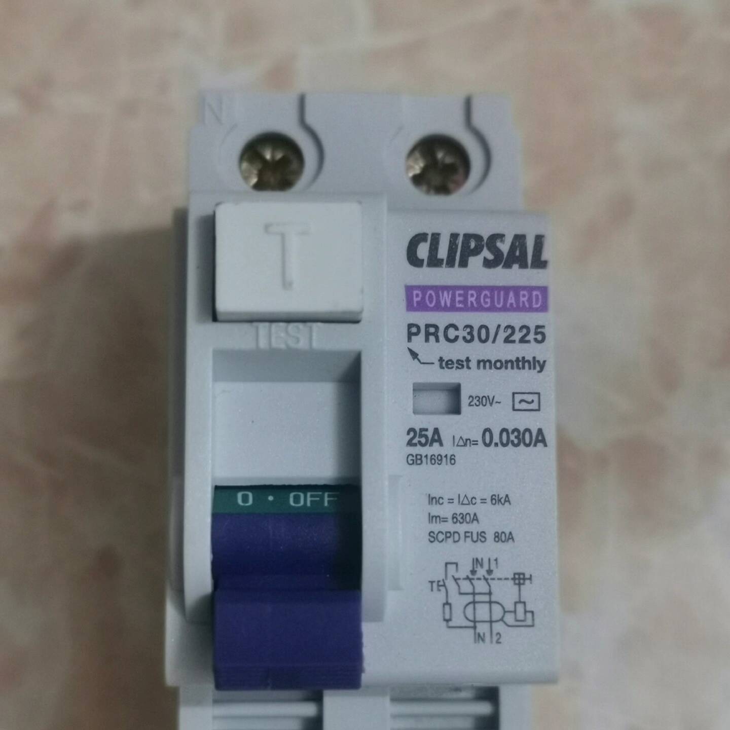 可维修奇胜双极25A电磁式漏电开关处理价,没包装,没用过每只?