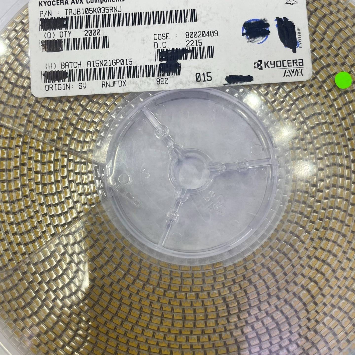 可维修AVX钽电容105 35V议价