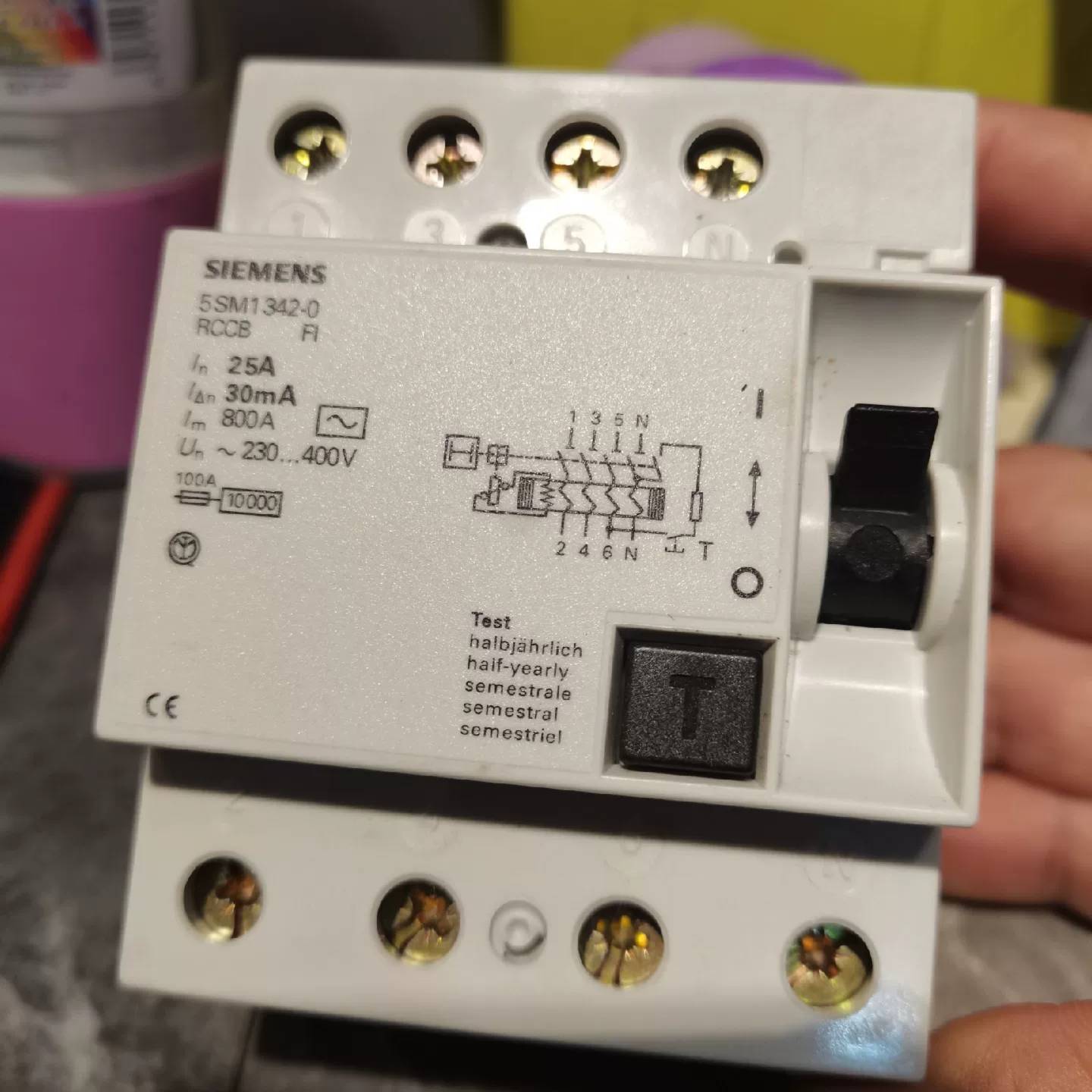 可维修西门子漏电断路器5SM1342-0 25A 4P,德国原产议价