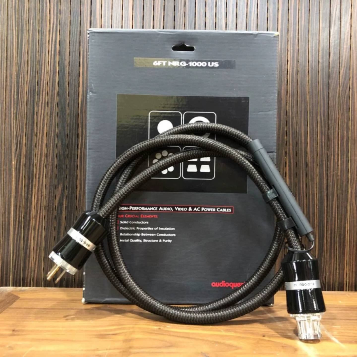 可维修 Audio Quest 线圣 NRG-1000 电源线议价