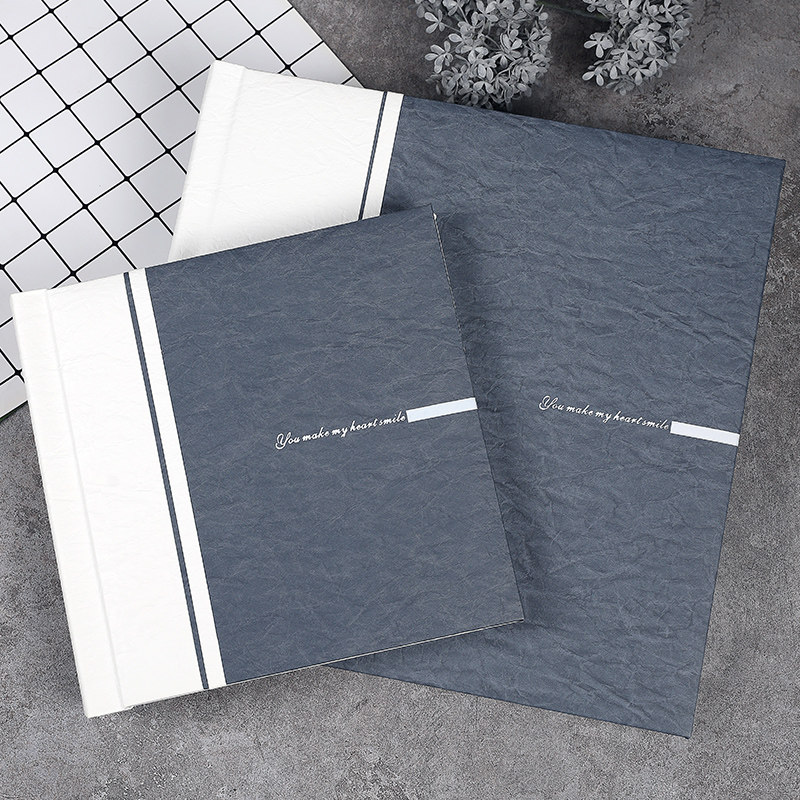 皮质婚纱照相册定制结婚照片书精修入册高端影楼婚礼本拼色纪念册