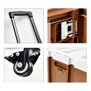 For Foldable Outdoor Camping Picnic Wheeled Car Carts