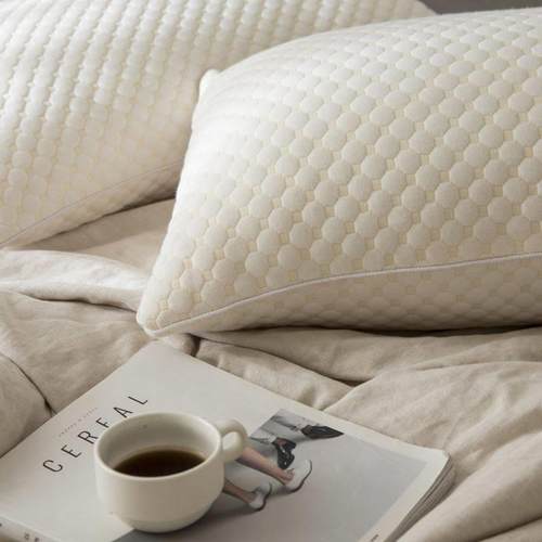 2 Pack Firm Support Bed Pillows for Back and Side Sleepers