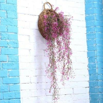 Artificial Hanging Plants Vines Fake Flower Willow Rattan