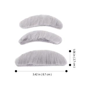 1 set of Simulation Beard False Eyebrow Funny Fake Mustache