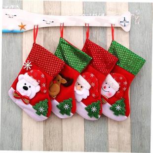 Santa bag Claus Gift decoration stocking Christmas