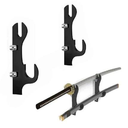 Wall Mounted Sword Hanger Holder Hangers Samurai Swords