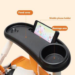 3 In 1 Stroller Cup Holder Antislip Infant Stroller Dinner