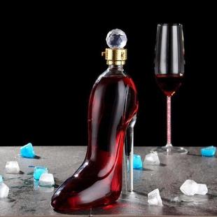 Shape Heels Decanter Luxurious Merlot 375ml Crystal High