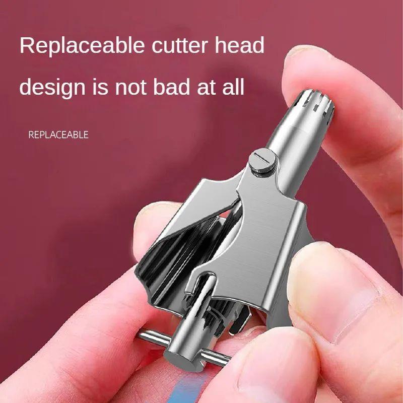 Washable Portable Ear Hair Trimmer Cleaning Without Rusting