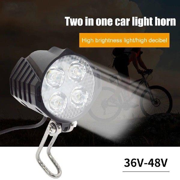 12W LED 36V 48V Electric Bicycle Front Headlight