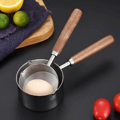 High-quality Stainless Steel Pet Spoon Walnut Handle Pet