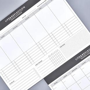 Life Planners Pad Noteboo Memo Monthly Daily Large Weekly