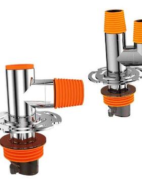 Washing Machine Floor Drain with Pipe Connector Stainless