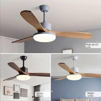 Simple large wind ceiling fan lamp modern log home fan lamp