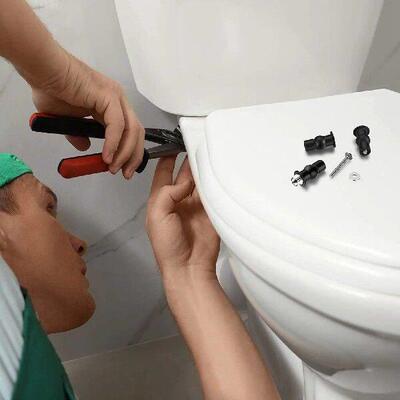 AB39-10 Pieces Toilet Seat Screws Universal Toilet