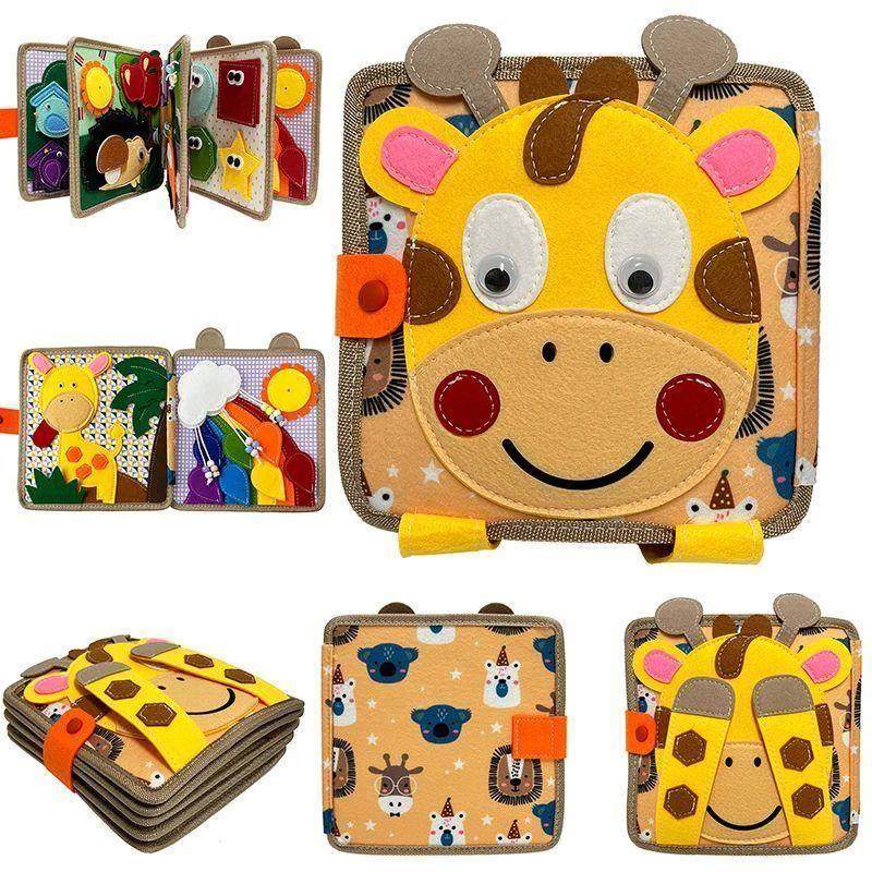 Quiet Book Montessori Baby Toys Felt Busy Book Kids
