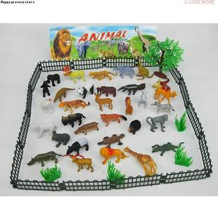 Model Set Mini Toy Action Figure Zoo World Animal set 53pcs